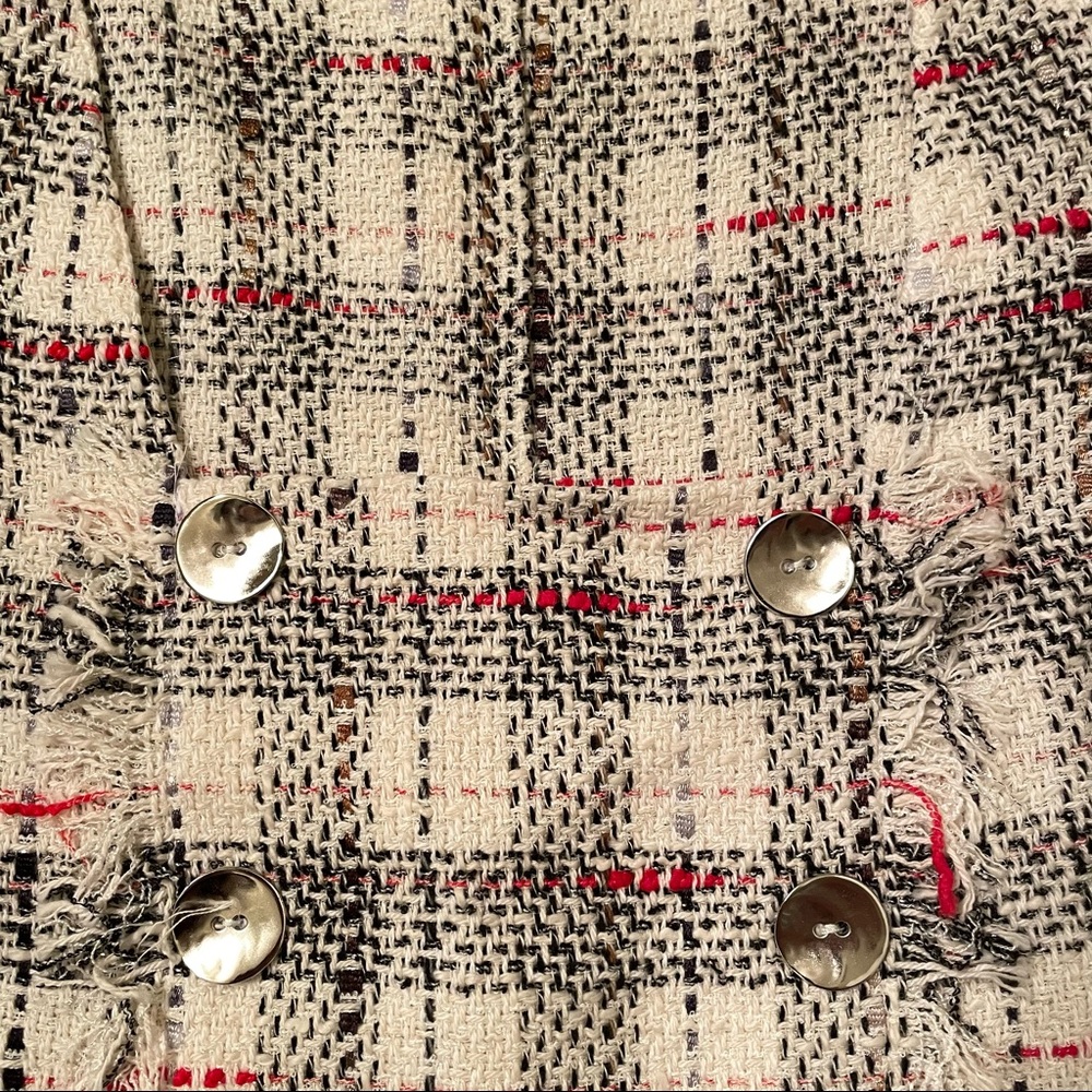 NWT Zara tweed top with buttons - Picture 9 of 9